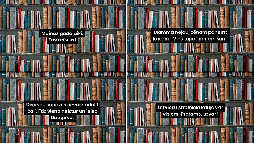 Latviešu literatūras tests: Vai spēj atpazīt dižākos autorus un viņu darbus?