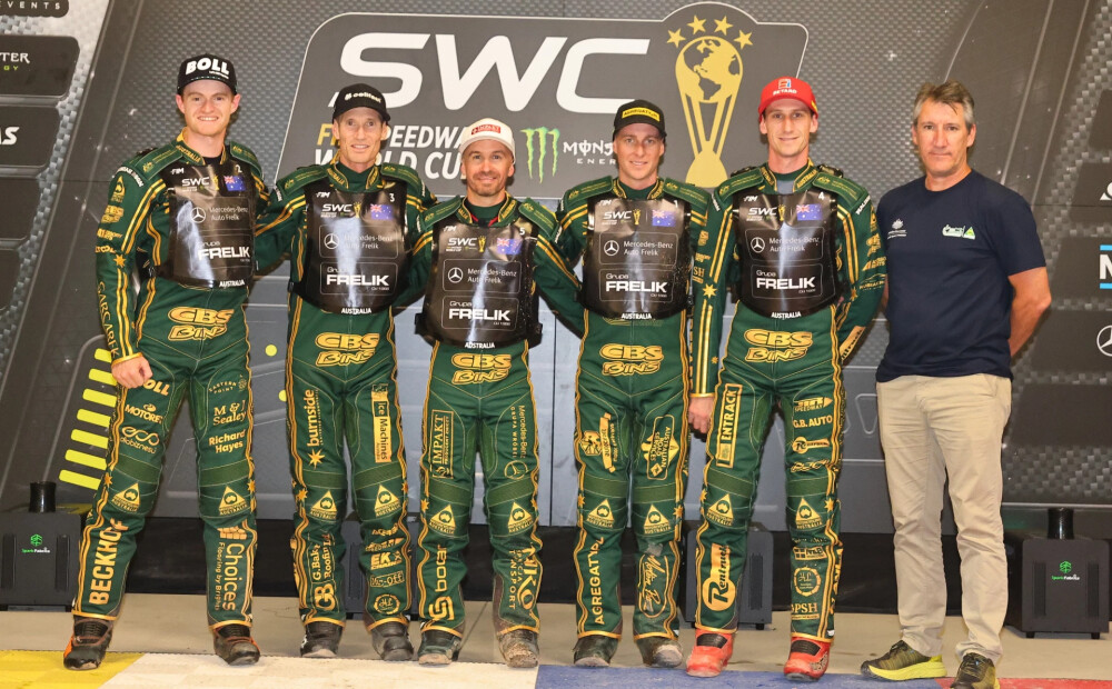 Austrālijas spīdveja izlase triumfē Pasaules kausā