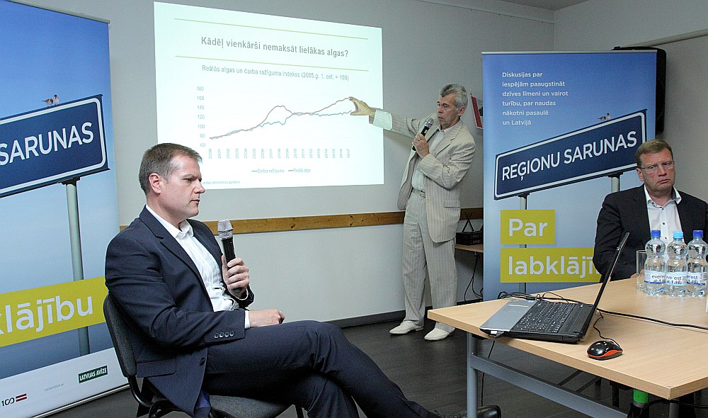 Diskusija par labklājību Latvijā: Petraviča un Augulis piedalās raidījumā “Tiešs jautājums”