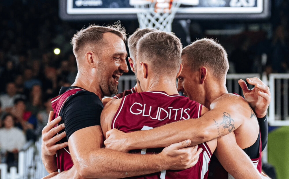 Latvijas 3×3 basketbolisti otro reizi kļūst par Eiropas čempioniem