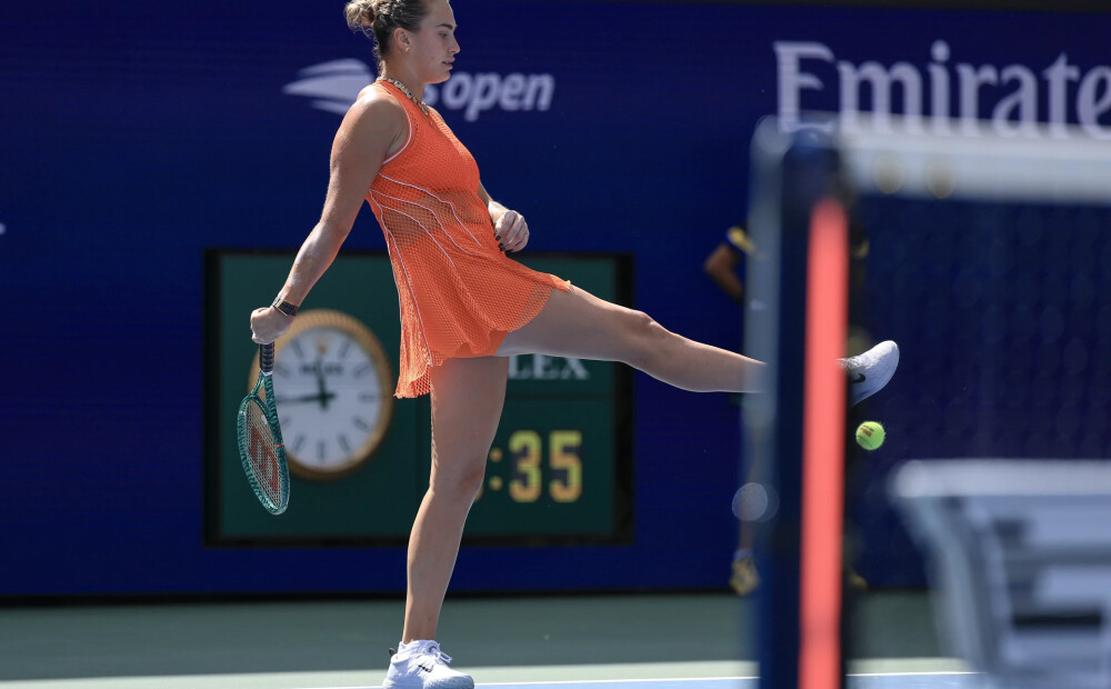 Sabaļenka US Open spēlē sūdzas par marihuānas smaku