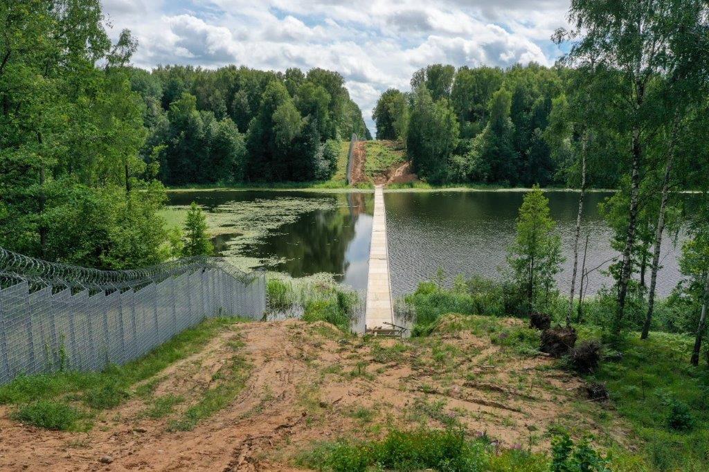 Uz Latvijas-Baltkrievijas robežas pabeigta lielākā daļa pirmā posma būvdarbu