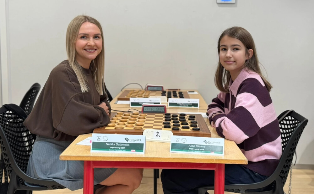 Alise Misāne izcīna bronzas medaļu Eiropas čempionātā dambretē