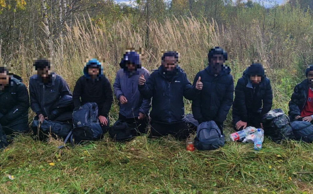 Mednieki Krāslavas novadā noķer nelegālos migrantus